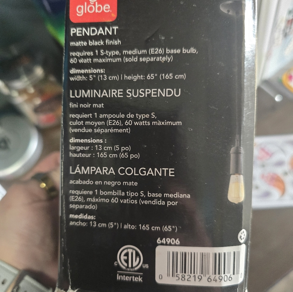 Edison pendant light - Picture 2 of 3